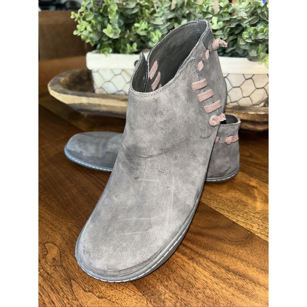 Camper Women's Ankle Boot Gray Lace Up Sides Size US 9